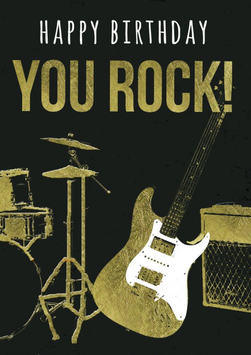 HAPPY BIRTHDAY YOU ROCK