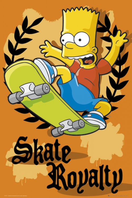 THE SIMPSONS BART SKATE