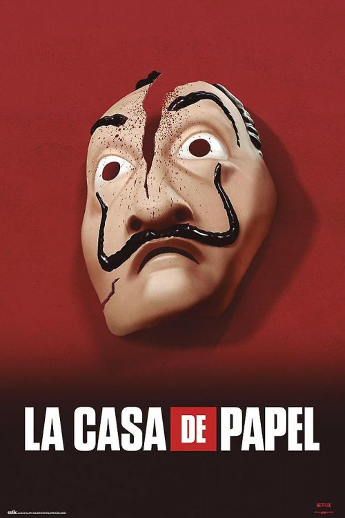 LA CASA DE PAPEL ΑΦΙΣΣΑ ΜΑΣΚΑ