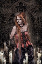 VICTORIA FRANCES RED BASQUE FANTASY