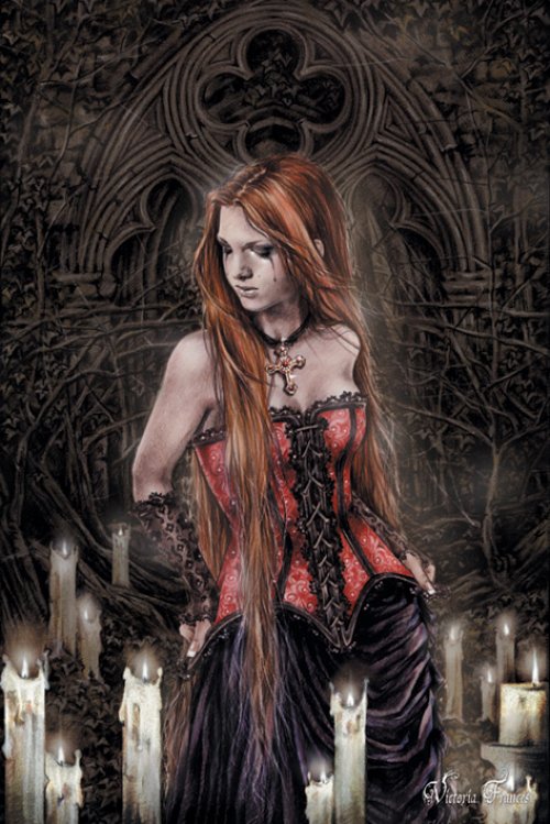 VICTORIA FRANCES RED BASQUE FANTASY