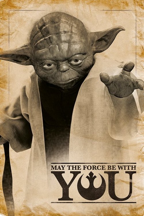 STAR WARS MAY THE FORCE BE WITH YOU
