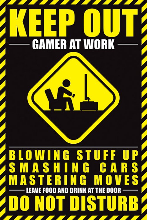 GAMER AT WORK