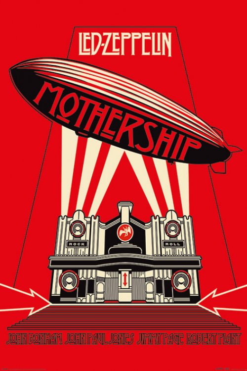 LED ZEPPELIN (MOTHERSHIP RED)